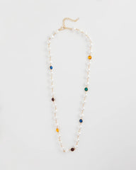 Chico's - Beaded Faux Pearl Single-Strand Necklace