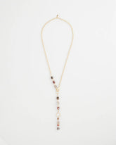 Chico's - Art Deco Geo Glass Bead Y-Necklace