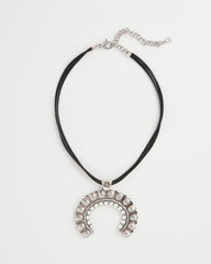 Chico's - Short Horseshoe Pendant Necklace