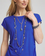 Chico's - Convertible Beaded Pendant Necklace