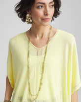 Chico's - Multi Strand Gold-Tone Necklace