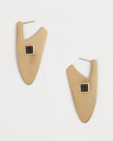 Chico's - Gold Triangle Linear Earrings
