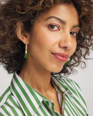 Chico's - No Droop® Beaded Hoop Earrings