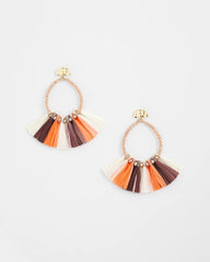 Chico's - No Droop® Raffia Seed Bead Earrings