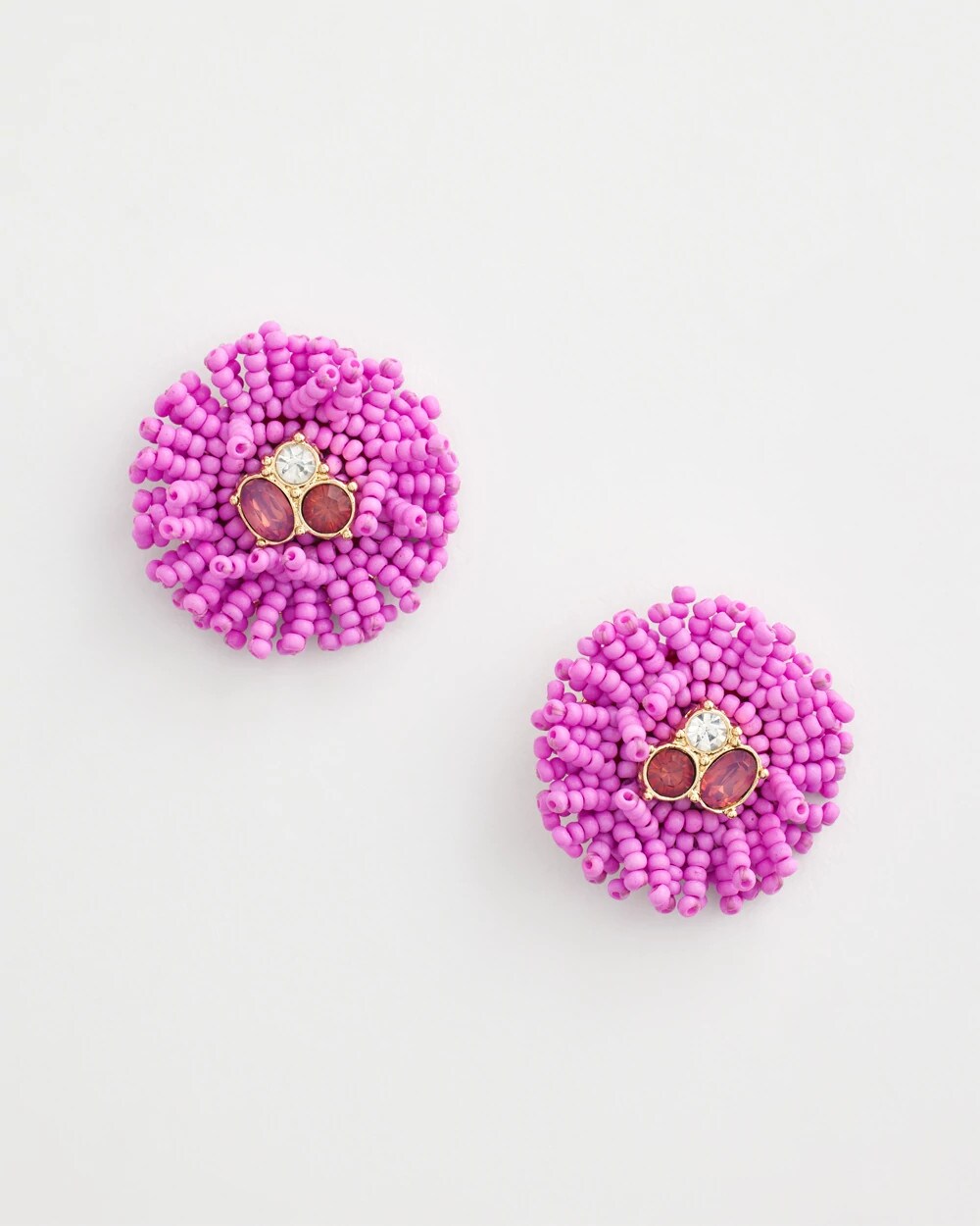 Chico's - No Droop® Seed Bead Stud Earrings