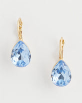 Chico's - Aqua Gem Teardrop Earrings