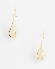 Chico's - No Droop™ Gold Tone Teardrop Threader Earrings