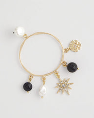 Chico's - Starry Night Charm Hoop Earrings