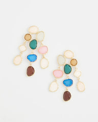 Chico's - No Droop® Rainbow Resin Drop Earrings