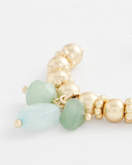Chico's - No Droop® Gem Beaded Hoop Earrings