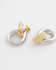 Chico's - No Droop™ Mixed-Metal Teardrop Clip-On Earrings