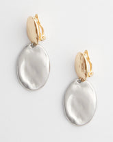 Chico's - No Droop™ Mixed-Metal Clip-On Earrings