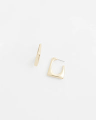Chico's - No Droop® Gold Tone Square Hoops