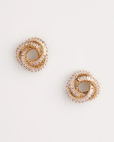 Chico's - Goldtone Twisted Stud Earrings