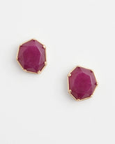 Chico's - No Droop® Jade Stud Earrings