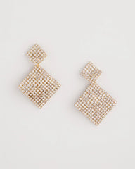 Chico's - Curved Crystal Earrings