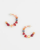 Chico's - No Droop® Beaded Hoop Earrings
