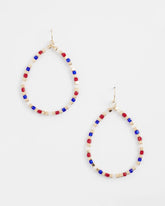 Chico's - No Droop® Red White & Blue Earrings
