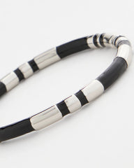 Chico's - Black Enamel Hinge Bangle