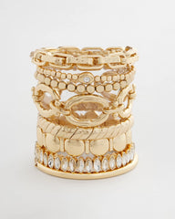Chico's - Gold Link Stretch Bracelet