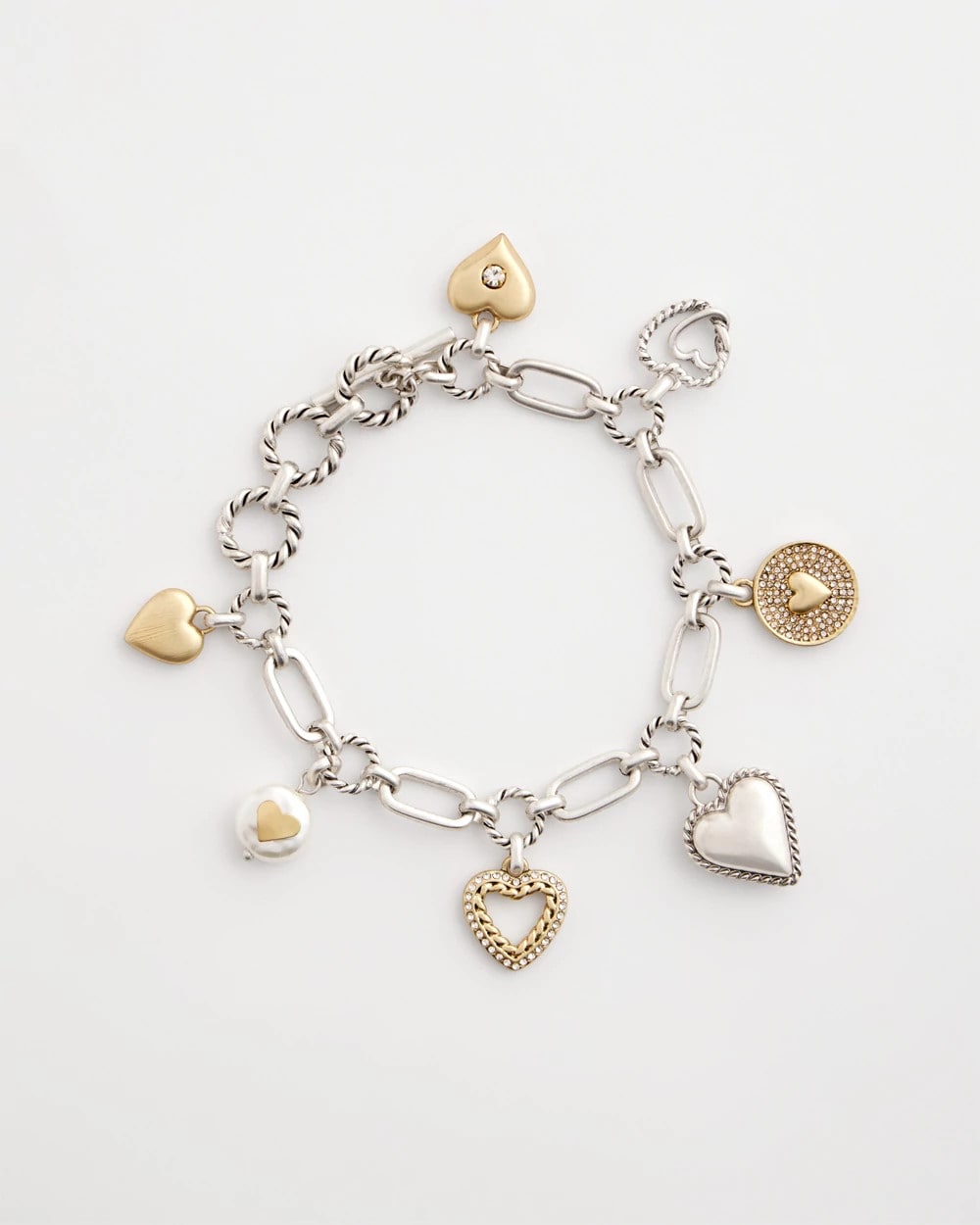 Chico's - Heart Charm Bracelet