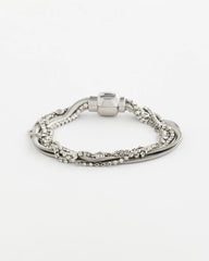 Chico's - Silvertone Multistrand Bracelet