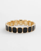 Chico's - Chico's Originals Black Square Stretch Bracelet