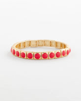 Chico's - Bold Orange Goldtone Stretch Bracelet