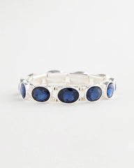Chico's - Large Faceted Gem Stretch Bracelet