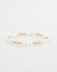 Chico's - Goldtone Bead Stretch Bracelet