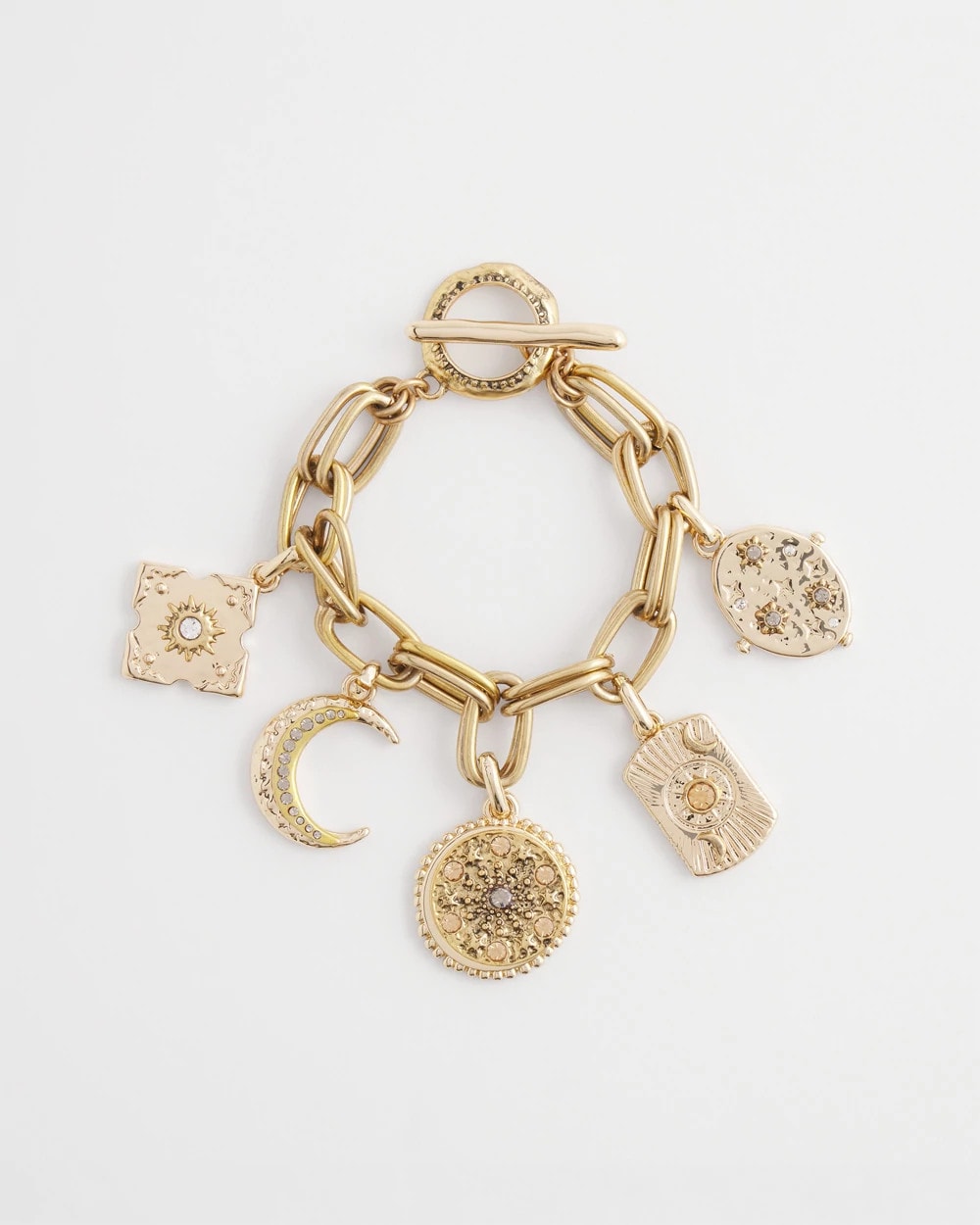 Chico's - Gold Celestial Charm Bracelet