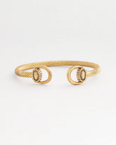 Chico's - Equestrian Horsebit Goldtone Cuff Bracelet