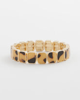 Chico's - Tortoise Square Stretch Bracelet