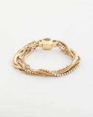 Chico's - Goldtone Multistrand Bracelet