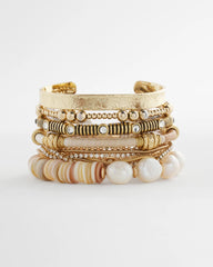 Chico's - Goldtone Multistrand Bracelet