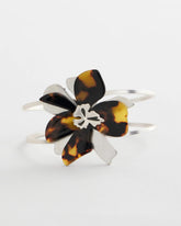 Chico's - Tortoise Floral Hinge Bracelet
