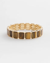 Chico's - Neutral Square Stretch Bracelet