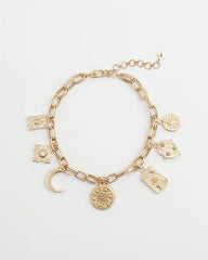 Chico's - Gold Celestial Charm Necklace