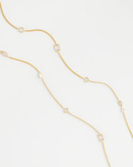 Chico's - Fine Crystal Long Chain Necklace