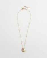 Chico's - Gold Moon Pendant Necklace
