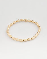 Chico's - Goldtone Oval Beaded Stretch Bracelet