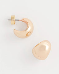 Chico's - Rose Gold Huggie Hoop Earrings