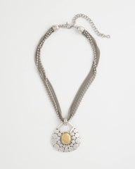 Chico's - Island Metal Pendant Necklace