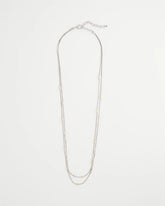 Chico's - Mixed Metal Double Strand Necklace