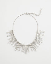 Chico's - Chico’s Originals Silver Slice & Gem Bib