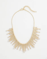 Chico's - Chico’s Originals Gold Slice & Gem Bib