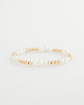 Chico's - Goldtone Bead Stretch Bracelet