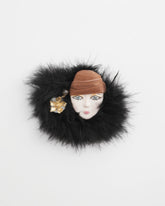 Chico's - Feathered Lady Brooch