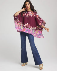 Chico's - Printed Boatneck Pullover Poncho