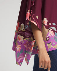 Chico's - Printed Boatneck Pullover Poncho